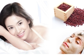 Dưỡng da với bột đậu đỏ