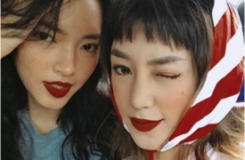 Hotgirl Việt vẫn mê mẩn son đỏ trầm