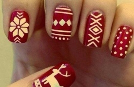 Nổi bật đêm noel với những bộ nail đầy màu sắc (Phần 1)