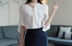 Những mẫu áo sơ mi cách điệu duyên dáng cho cô nàng công sở