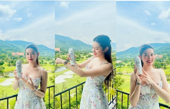 Á hậu Huyền My bày mẹo tắm trắng da body cùng với một loại kem ủ siêu hot của Hàn Quốc