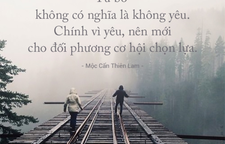 Không phải chia tay vì không còn yêu một ai đó
