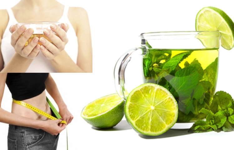 Giảm mỡ bụng siêu nhanh nhờ nước chanh và trà xanh