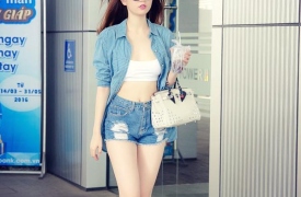 Đầu hè, sao Việt diện mốt quần shorts 5cm