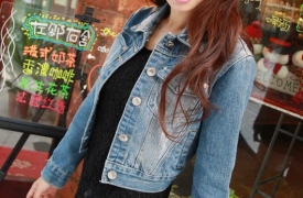 'Chất lừ' khoác denim đẹp và không lỗi mốt