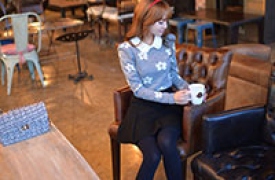 Điểm + cho váy xòe, ngắn mùa đông 2013