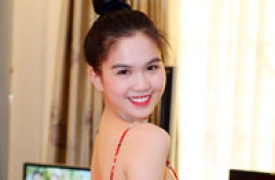 Xì tai tóc búi cao cho ngày hè mát mẻ